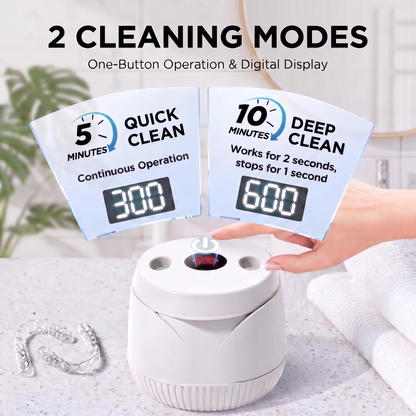 CrystalPod™ - Ultrasonic Retainer Cleaner 2.0